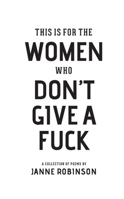 This Is For The Women Who Don't Give A Fuck Paperback Thought Catalog Books