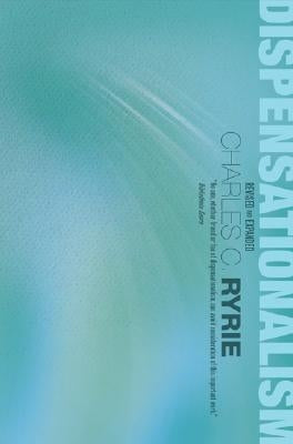 Paperback book titled Dispensationalism by Moody Publishers, featuring a cover with religious and biblical themes.