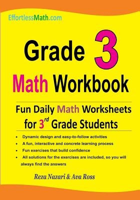 Grade 3 Math Workbook: Fun Daily Math Worksheets for 3rd Grade Students Paperback Createspace Independent Publishing Platform