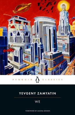 Paperback of "We" by Penguin Group showing the front cover with the title and author name on a white background.
