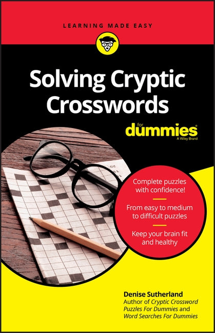Solving Cryptic Crosswords for Dummies Paperback For Dummies