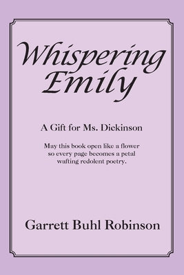 Whispering Emily paperback by Poet in the Park featuring a soft cover with poetic artwork and a serene, artistic design.