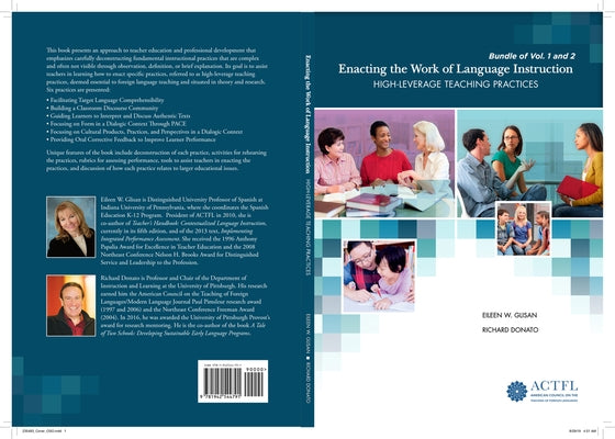 Enacting the Work of Language Instruction Bundle (Vol 1, Vol 2) by Glisan, Eileen