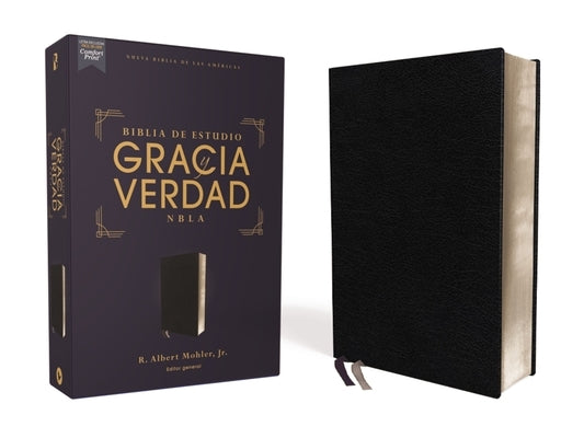 Nbla Biblia de Estudio Gracia Y Verdad, Piel Fabricada, Negro, Interior a DOS Colores by Mohler Jr, R. Albert