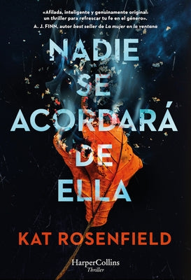 Nadie se acordará de ella by Rosenfield, Kat