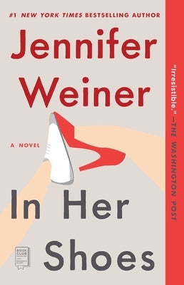 Paperback of "In Her Shoes" by Washington Square Press featuring the book cover with title and author details.