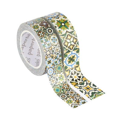 Paperblanks Porto Pack of 2 Rolls of Washi Tape Paperback Paperblanks