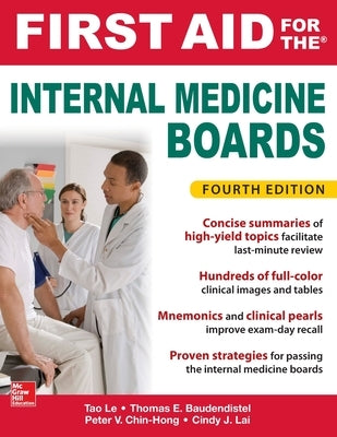 First Aid for the Internal Medicine Boards, Fourth Edition Paperback McGraw Hill / Medical
