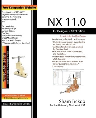 NX 11.0 for Designers Paperback Cadcim Technologies