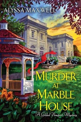 Cover image of "Murder at Marble House" by Kensington Publishing Corporation, featuring a mysterious mansion scene.