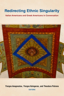 Paperback book titled "Redirecting Ethnic Singularity" by Fordham University Press, showing the cover with text and design elements.