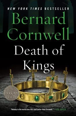 Cover of the "Death of Kings" book by Harper Paperbacks featuring dark, atmospheric art and the title prominently displayed.