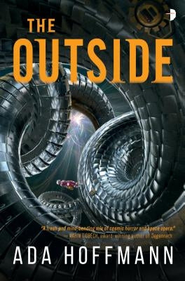 Cover image of "The Outside" paperback novel by Angry Robot featuring a dark, atmospheric illustration.