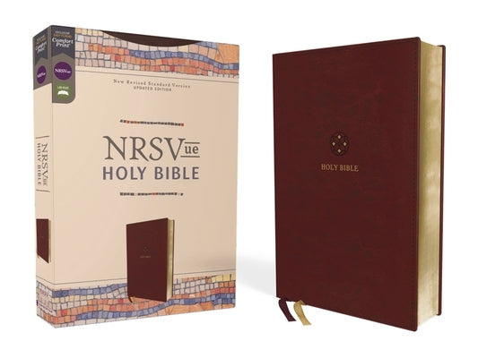 Nrsvue, Holy Bible, Leathersoft, Burgundy, Comfort Print by Zondervan