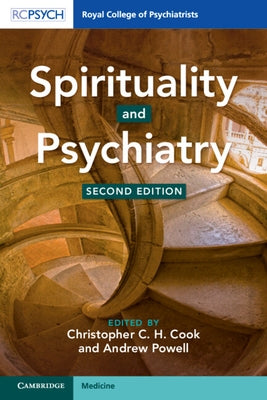Paperback book titled "Spirituality and Psychiatry" by Royal College of Psychiatrists, featuring a plain cover with text and a subtle design.