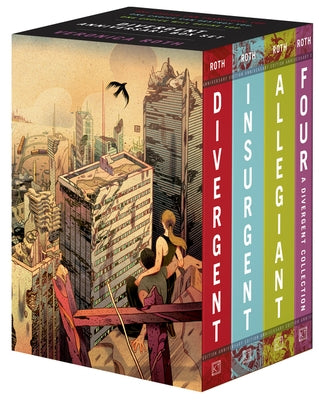 Divergent Anniversary 4-Book Box Set: Divergent, Insurgent, Allegiant, Four by Roth, Veronica