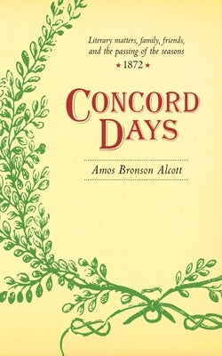 Concord Days Paperback University of Michigan Library