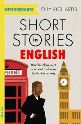 Paperback of Short Stories in English for Intermediate Learners by Teach Yourself, featuring a book cover with colorful design and title.