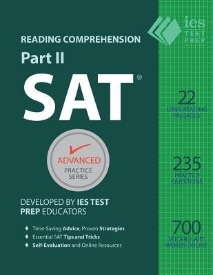 SAT Reading Comprehension, Part II: Accelerated Practice Paperback Ilex Publishing