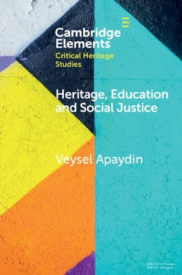 Paperback book titled "Heritage, Education and Social Justice" by Cambridge University Press, showing the front cover.