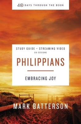 Paperback Philippians Bible Study Guide Plus Streaming Video by HarperChristian Resources, featuring a Christian-themed cover with study materials.