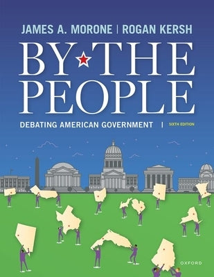 Paperback of "By the People: Debating American Government" by Oxford University Press, USA, with a cover featuring text and imagery.