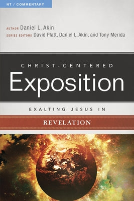 Paperback book titled "Exalting Jesus in Revelation" by Holman Reference, featuring a cover with biblical artwork.