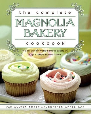 Paperback cookbook featuring recipes from Magnolia Bakery, with a cover showing baked goods and the Simon & Schuster branding.