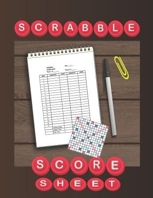 Scrabble Score Sheet: 100 pages scrabble game word building for 2 players scrabble books for adults, Dictionary, Puzzles Games, Scrabble Sco by Dami, Charita