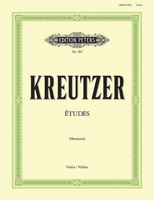 42 Etudes (Caprices) for Violin by Kreutzer, Rodolphe