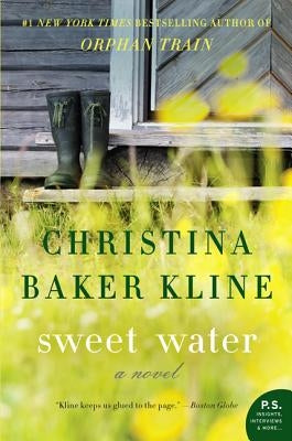Cover of the book "Sweet Water" by William Morrow & Company, featuring an abstract blue and green water-themed design.