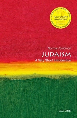 Cover of "Judaism: A Very Short Introduction" book by Oxford University Press, featuring a symbolic Jewish motif on the cover.