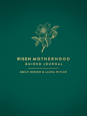 Paperback Risen Motherhood Guided Journal by Harvest House Publishers with lined pages for reflection and spiritual growth.