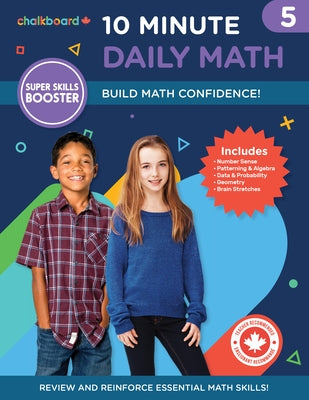 Canadian 10 Minute Daily Math Grade 5 Paperback Chalkboard Publishing