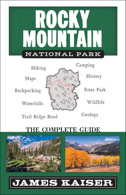 Paperback travel guide for Rocky Mountain National Park by Destination Press, featuring colorful images and detailed park information.