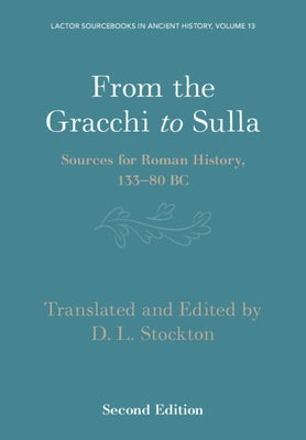 Paperback book titled "From the Gracchi to Sulla" by Cambridge University Press, featuring historical Roman figures on the cover.