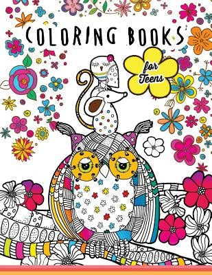 Coloring books for teens: Kawaii Doodle Pattern Inspirational Coloring Books for Adutls by Coloring Books for Teens