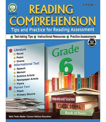 Reading Comprehension, Grade 6 by Cameron, Schyrlet