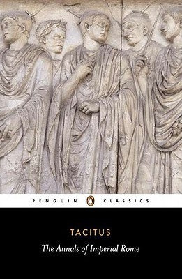 Cover of The Annals of Imperial Rome book by Penguin Group, featuring historical artwork and classic design elements.