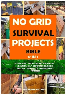 No Grid Survival Projects Bible 17 in 1: Surviving the Economic Recession, Security, Self-Dependence, Food, Shelter. 365 Days of Ingenious DIY Project by Watkins, Elizabeth