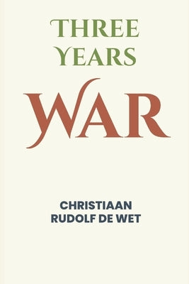 Three Years' War Paperback Vij Books India