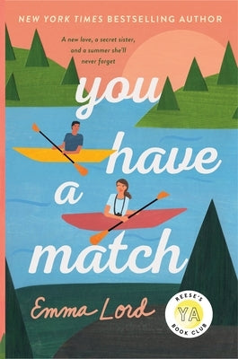 Paperback copy of "You Have a Match" by Wednesday Books, featuring the book cover with colorful design and title text.