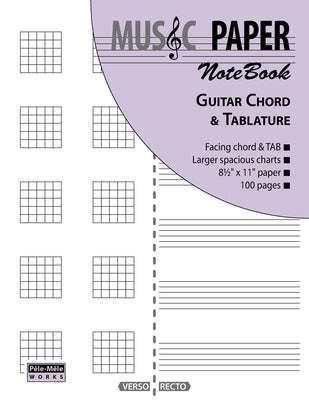 MUSIC PAPER NoteBook - Guitar Chord & Tablature by Mashhour, Ashkan