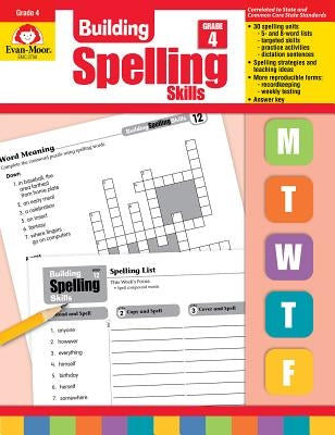 Building Spelling Skills Grade 4 by Evan-Moor Educational Publishers