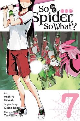 Paperback manga volume 7 of "So I'm a Spider, So What?" by Yen Press, featuring cover art with manga characters.
