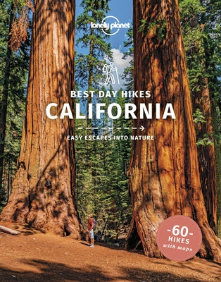 Lonely Planet Best Day Hikes California paperback guidebook showing scenic mountain and trail images for outdoor adventures.