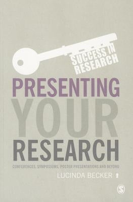 Paperback of Presenting Your Research by Sage Publications Ltd showing the book cover with title and author details.