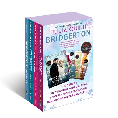 Bridgerton Boxed Set: The Duke and I/The Viscount Who Loved Me/An Offer from a Gentleman/Romancing Mister Bridgerton Paperback William Morrow & Company