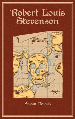 Leather-bound Robert Louis Stevenson seven novels collection by Canterbury Classics, featuring detailed cover design.