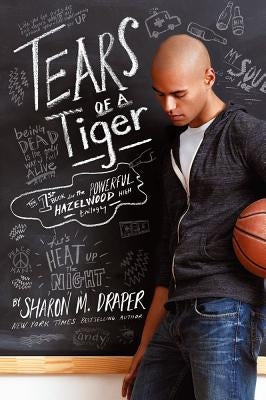 Paperback of Tears of a Tiger by Atheneum Books for Young Readers, showing the book cover with title and author details.